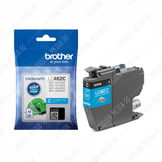 BROTHER CYAN INK CARTRIDGE (LC462C)