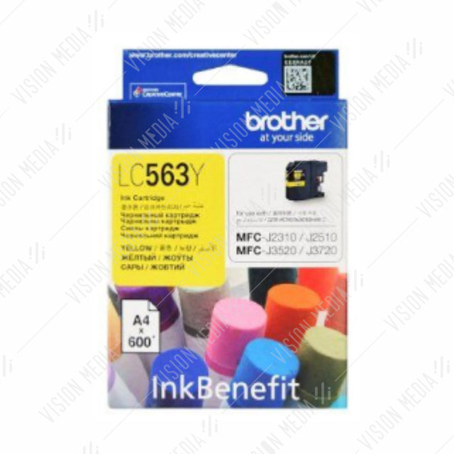 BROTHER YELLOW INK CARTRIDGE (LC-563Y)