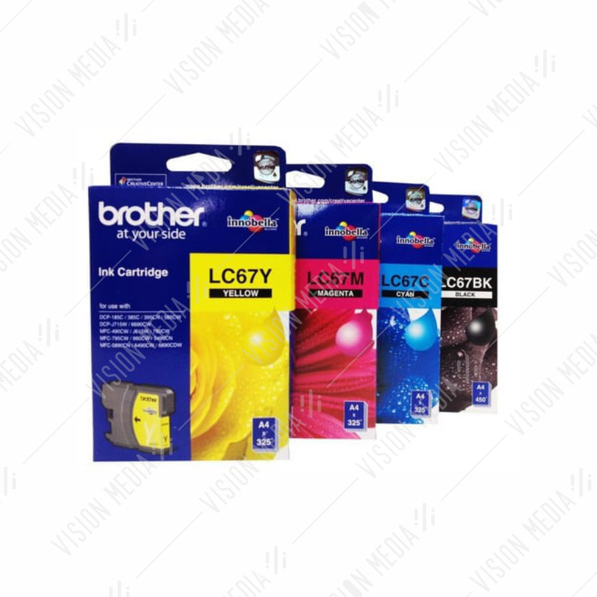 BROTHER YELLOW INK CARTRIDGE (LC-67Y)