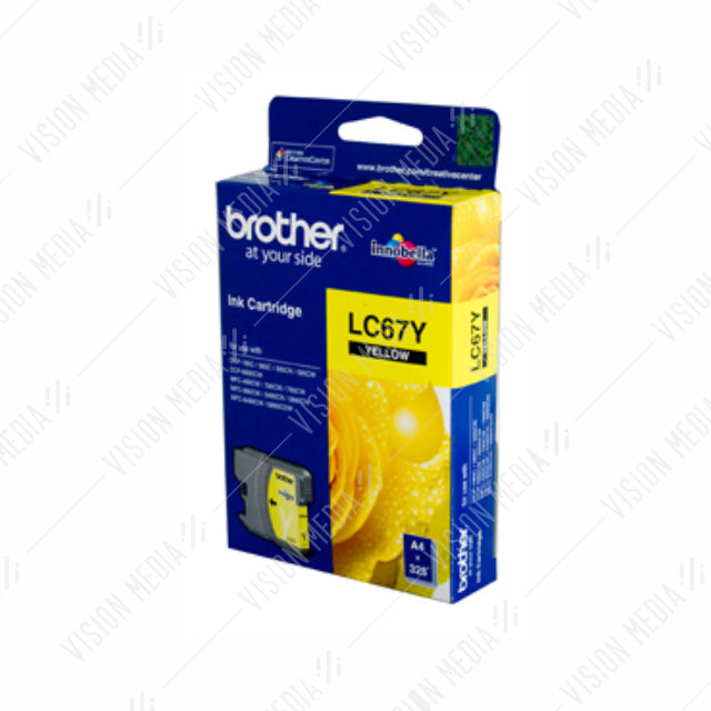 BROTHER YELLOW INK CARTRIDGE (LC-67Y)