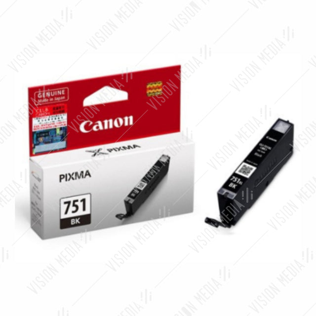 CANON BLACK DYE INK CARTRIDGE (CLI-751BK)