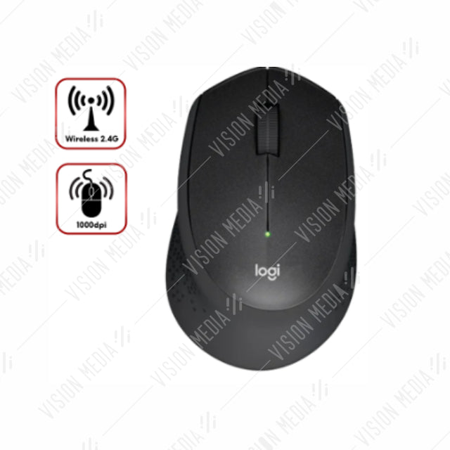 LOGITECH SILENT PLUS MOUSE M331 (BLACK) (910-004914)