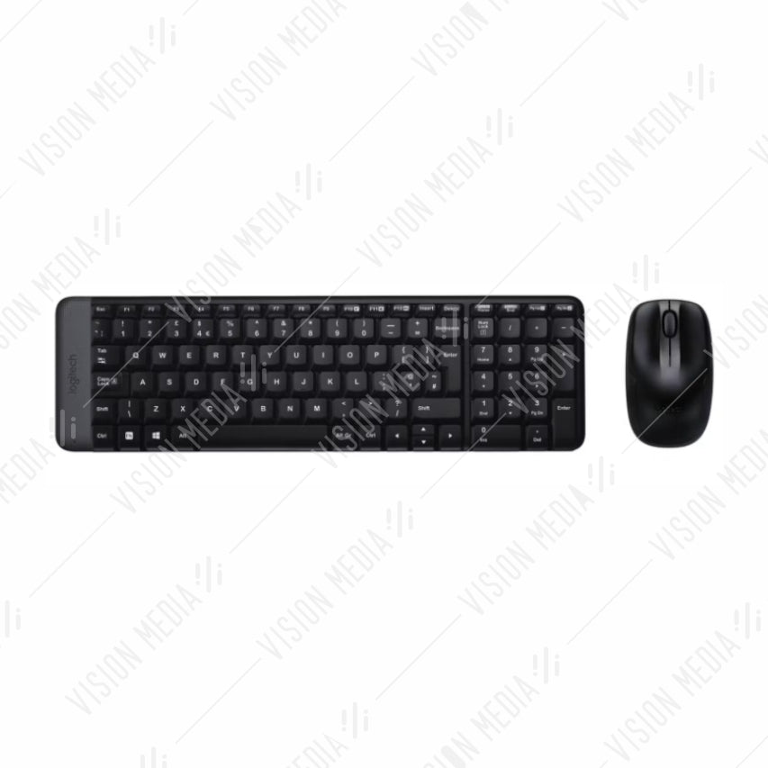 LOGITECH COMPACT WIRELESS KEYBOARD & MOUSE COMBO (MK220) (920-007444)