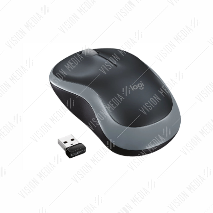 LOGITECH WIRELESS MOUSE M185 (GREY) (910-002255)